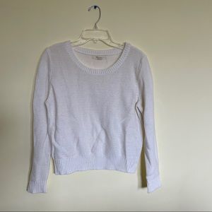 Simple White Sweater Size L